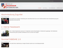 Tablet Screenshot of ff-pfarrkirchen.at